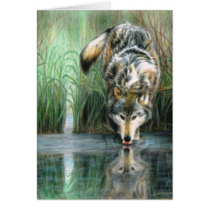 Carte vierge de loup