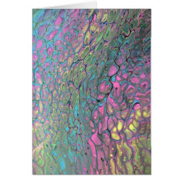 Carte vierge de paon