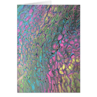 Carte vierge de paon