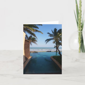 Carte vierge de plage