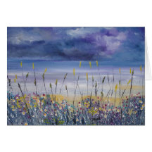 Carte vierge de plage vide