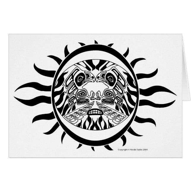 Carte vierge d'homme de Thunderbird (Devant horizontal)