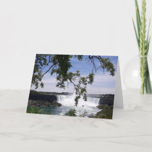 Carte vierge du Canada de chutes du Niagara