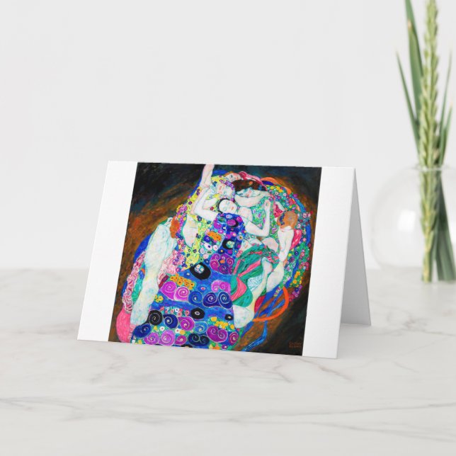 Carte Vierge (Filles), Gustav Klimt (Devant)