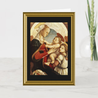 Carte vierge - Madonna et enfant