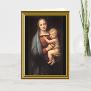 Carte vierge - Madonna et enfant