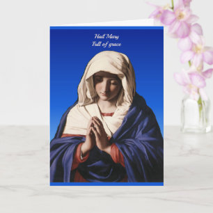 Carte Vierge Marie Dans La Prière Bien Personnaliser