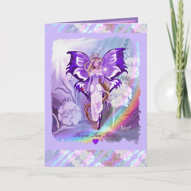 Carte vierge Purple Sun Fairy (Devant)