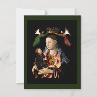 Carte Vierge salée et enfant Christ