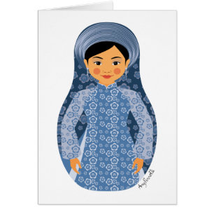 Carte Vietnamienne Matryoshka Water