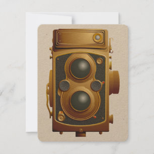 Carte Vieux appareil photo Steampunk
