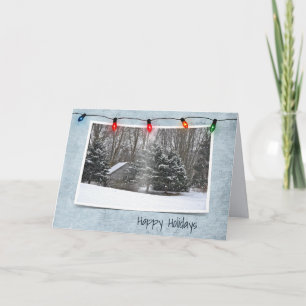 Carte Vieux Cabine à Winter Woods