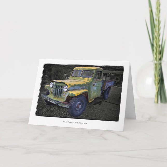 Carte Vieux camion, Nelson, NV (Devant)