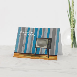 Carte Vieux comme pur changer les chaînes de télévision 