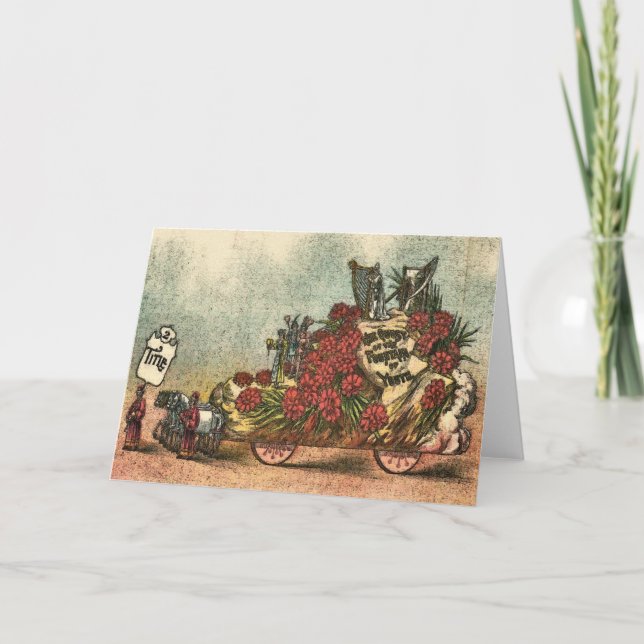 Carte Vieux Mardi Gras Flottant 1 (Devant)