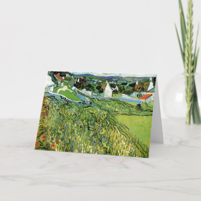 Carte Vignobles avec vue sur Auvers par Vincent van Gogh (Devant)