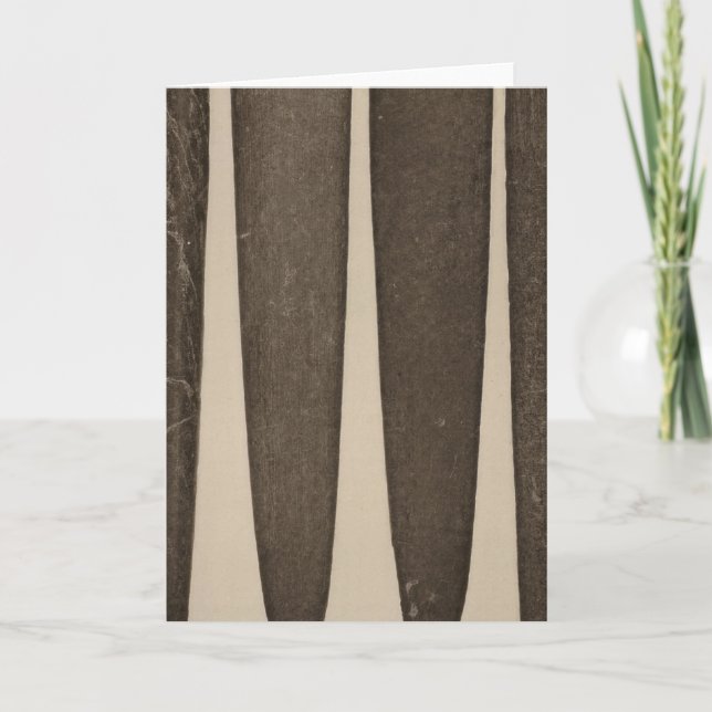 Carte VII Tubes en pierre, So Calif (Devant)