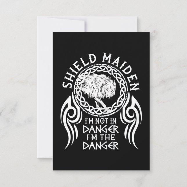 Carte viking fenrir shieldmaiden (Devant)