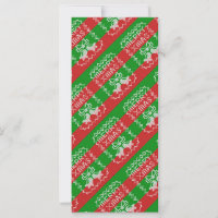 Vilain pull motif sonnettes Joyeux fils Xmas