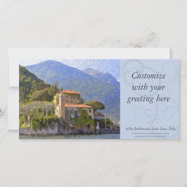 Carte Villa Balbianello, Lac de Côme Photocard (Devant)