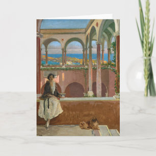 Carte Villa sur la Riviera   Sir John Lavery