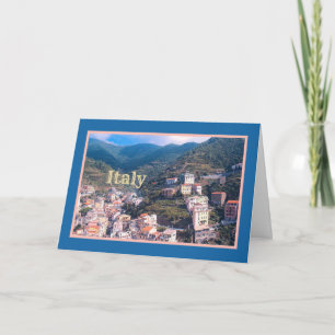 CARTE "VILLAGE DE COLLINES ITALIENNES/BARRAGES. "BARRAGE