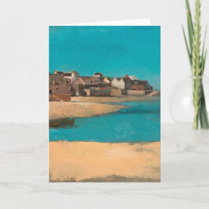 Carte Village en bord de mer en Bretagne par Odilon Redo