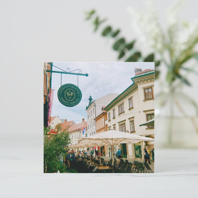Carte Ville de Ljubljana (Debout devant)
