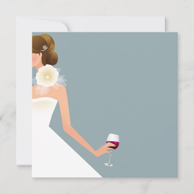 Carte vin de mariage (Devant)