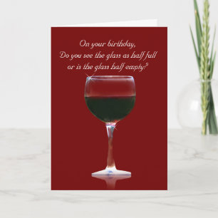 Carte Vin drôle Joyeux Anniversaire Personnalisable