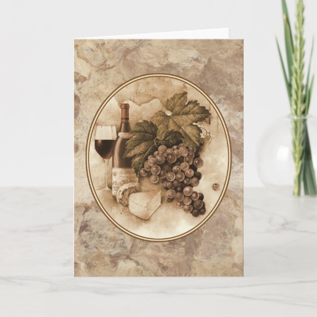 Carte Vin et fromage (Devant)