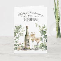 Vin et lierre pour les 49 ans de mariage