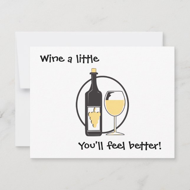 Carte Vin un peu (Devant)