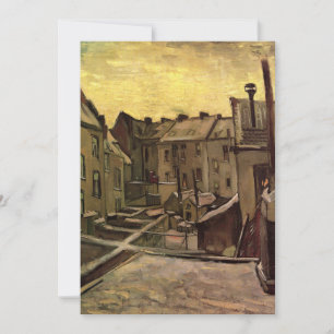 Carte Vincent van Gogh, Arrières-cours de vieilles maiso