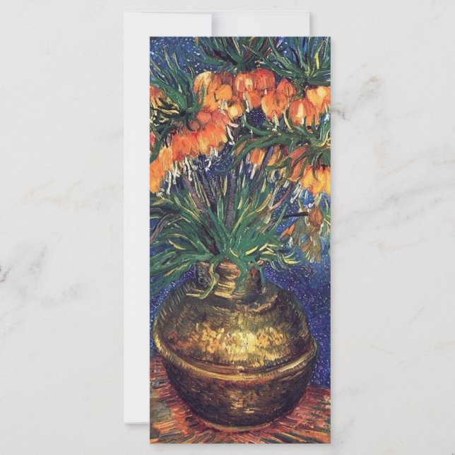 Carte Vincent van Gogh, art, tournesol (Devant)