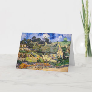 Carte Vincent Van Gogh - Chalets de chaume à Cordeville