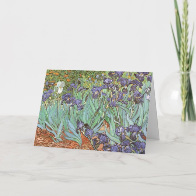 Carte Vincent van Gogh - Irises (Devant)
