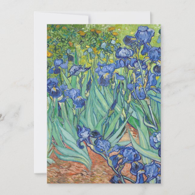 Carte Vincent Van Gogh - Irises 1889 (Devant)