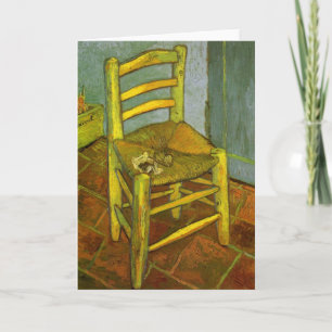Carte Vincent van Gogh - La chaise de Vincent avec son t