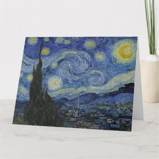 Carte Vincent Van Gogh, La Nuit étoilée