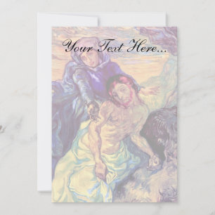 Carte Vincent Van Gogh - La Pieta - Jésus & Vierge Marie