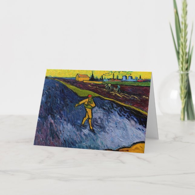 Carte Vincent van Gogh - La Tour : périphérie d'Arles (Devant)