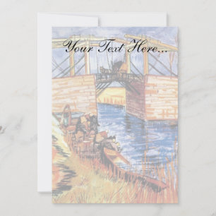 Carte Vincent Van Gogh - Le Pont de Langlois à Arles
