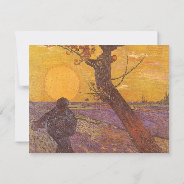 Carte Vincent van Gogh - Le semeur (Devant)