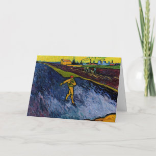 Carte Vincent van Gogh - Le Semeur : Banlieue d'Arles