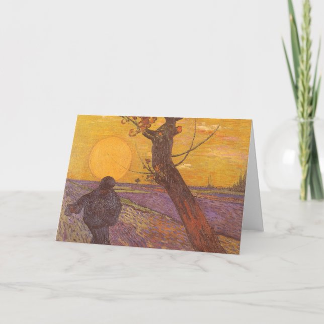Carte Vincent van Gogh - Le Sower (Devant)