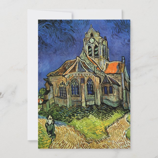 Carte Vincent van Gogh - L'église d'Auvers (Devant)