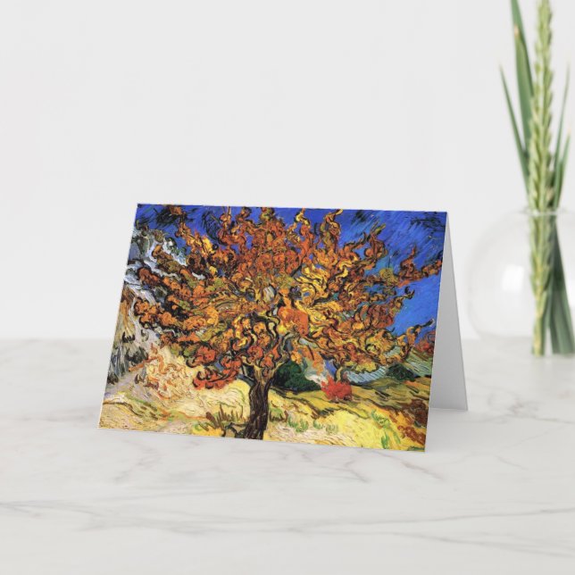 Carte Vincent Van Gogh - Les Beaux-Arts du Mulberry Tree (Devant)