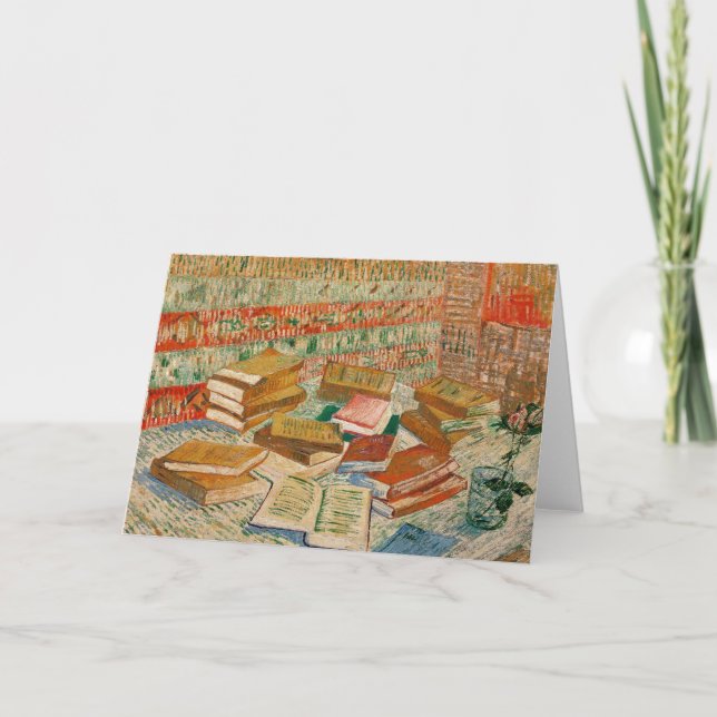 Carte Vincent van Gogh | les livres jaunes, 1887 (Devant)