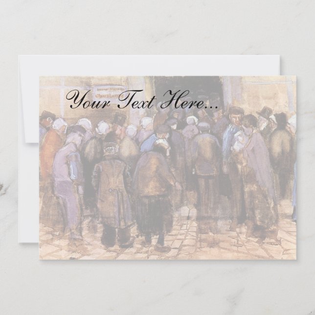 Carte Vincent Van Gogh - Les Pauvres Et L'Argent - Les B (Devant)